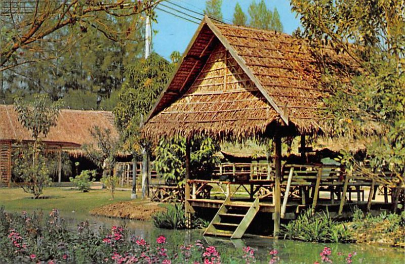 Thai Style Village House in Rose Garden, Suan Sampran Nakon Panom Thailand Wr...