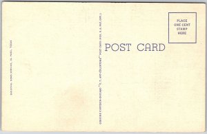 Fort Bliss Logan Heights Cantonment Mt. Franklin El Paso Texas TX Postcard
