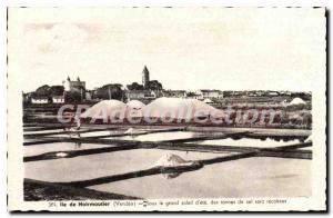 Old Postcard Ile de Noirmoutier (Vendee) Under the bright sun of summer