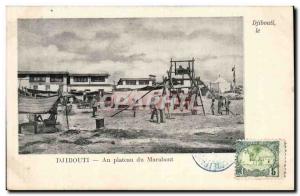 Old Postcard Cote des Somalis Djibouti In tray Marabout