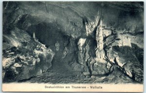 Postcard - Beatus Caves on Lake Thun - Walhalla - Beatenberg, Switzerland 