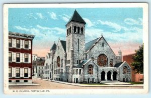 POTTSVILLE, Pennsylvania PA  ~  M.E. CHURCH Schuylkill County c1920s   Postcard