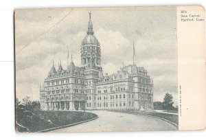 Hartford Connecticut CT Damaged Creased Postcard 1901-1907 State Capital