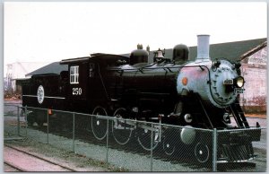 Wilmington Railroad Museum North Carolina Locomotive #250 Copper Head Postcard