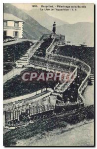 Old Postcard Dauphine Pilgrimage of Our Lady of La Salette the place of the A...