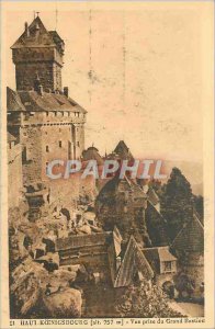 Old Postcard Hochk�nigsburg View Koenigsbourg View from the Grand Bastion