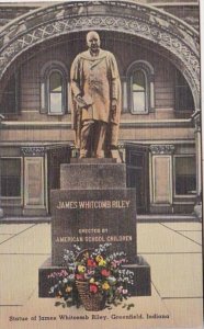 Indiana Greenfield James Whitcomb Riley Statue 1948