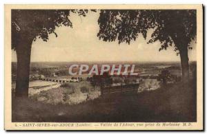 Old Postcard Saint Sever Sur Adour Vallee L & # 39Adour shooting Morlanne