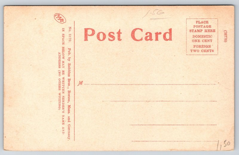 Clinton Massachusetts~Wachusett Dam Overflow Waterway~Bridge~c1910 Postcard