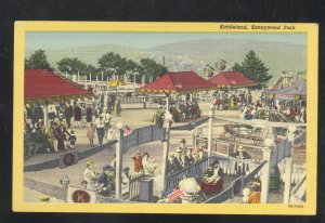 PITTSBURGH PENNSYLVANIA KENNYWOOD AMUSEMENT PARK VINTAGE POSTCARD