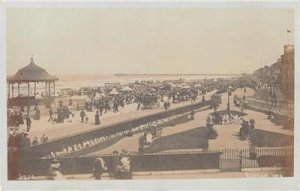 RPPC REDCAR Seaside Crowds North Yorkshire, England c1910s Vintage Postcard 