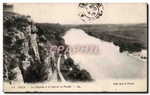Old Postcard Dole La Chapelle and the jump of the Maid