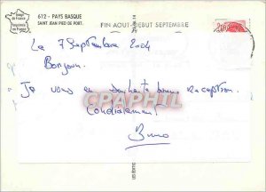 Postcard Modern Basque known port foot jean The church Nive Eyheraberry Citadel