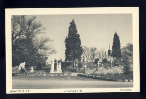 Attleboro, Massachusetts/MA/Mass Postcard, La Salette, Garden Of The Apparition