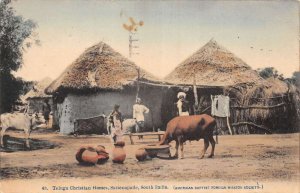 Sattenapaile South India Telugu Christian Homes Missionary Postcard AA111585
