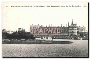 Postcard Old Saint Germain En Laye The Castle View d & # 39ensemble took the ...