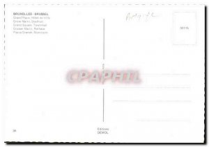 Postcard Modern Brussel Brussels Grand Place Hotel de Ville