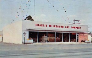 Charlie Wilkerson Gas Co Building Exterior Vintage Postcard JE359396