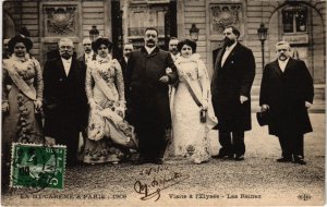 CPA PARIS 1909- Les Fétes de la Mi-Caréme -Visite a l'Elysée (114574)