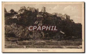 Old Postcard Ruin Rheinfels