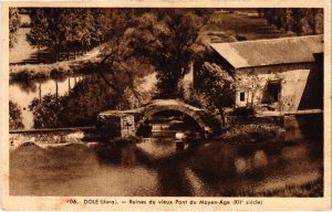 CPA Dole- Ruines du vieux Pont du Moyen Age FRANCE (1043452)