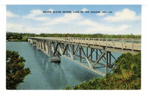 MO - The Lake of the Ozarks. Grand Glaize Bridge *Uncancelled Scott #985*