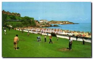 Postcard Old St Ives Golf