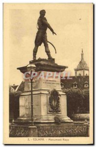 Postcard Ancient Monument Rapp Colmar