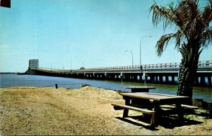 Bridge Across The Bay Of Biloxi On The Mississippi Gulf Coast