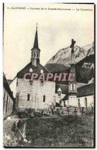 Old Postcard Dauphine Convent of the Grande Chartreuse Le Cimetiere