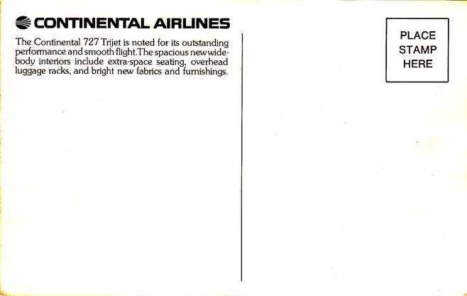 Boeing 727 Trijet - Continental Airlines - Aviation