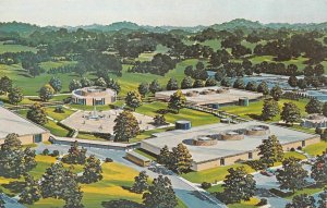 Zanesville, OH Ohio  MUSKINGUM AREA VOCATIONAL-TECHINICAL SCHOOL Artist Postcard