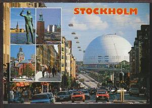 Multi View Stockholm Sweden Postcard BIN 734