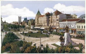 Hungary Debrecen Ferenc Jozsef út Vintage Postcard BS.04