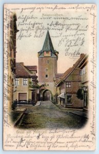 Gruss aus HELMSTEDT Hausmannsthurm GERMANY UDB  Postcard