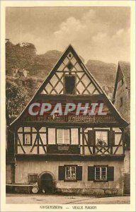 Old Postcard Kaysersberg Old House