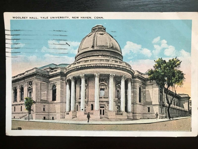 Vintage Postcard 1925 Woolsey Hall, Yale University, New Haven, Connecticut (CT)