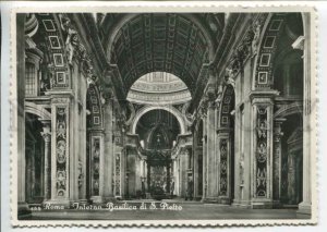 440885 Vatican 1953 RPPC to Monaco Rome Basilica San Pietro commemorative stamp