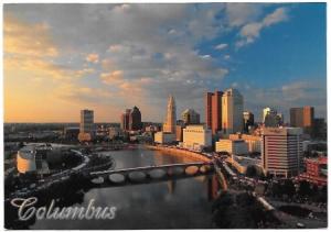 US Columbus, Ohio, Skyline as viewed from Miranova.  Unused