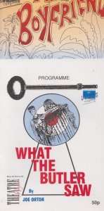 What The Butler Saw Boyfriend 2x Suffolk Bury St Edmunds Theatre Programme s