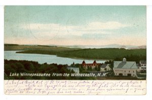 NH - Lake Winnipesaukee. View from the Winnecoette ca 1905