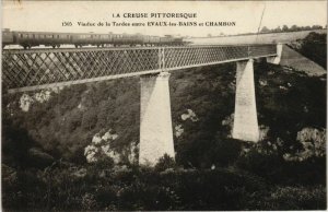 CPA Viaduc de la Tardes entre Evaux les Bains FRANCE (1050749)