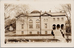 Red Oak Iowa M.E. Church Fredell c1912 National Photo RPPC Postcard E97