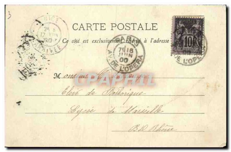 Postcard Old Paris Luxembourg