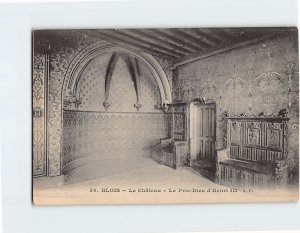 Postcard Le Prie-Dieu d'Henri III, Le Château, Blois, France