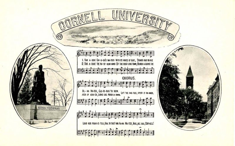 NY - Ithaca. Cornell University, Hail Cornell Alma Mater Anthem