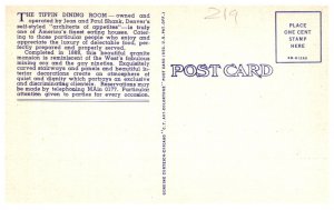 Colorado Denver  Tiffin Dining Room