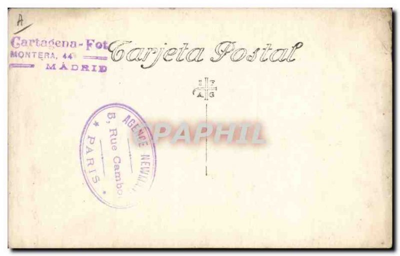 Old Postcard Artist Madrid