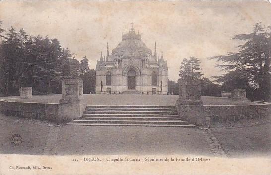 France Dreux Chapelle Saint-Louis Sepulture de la Famille d'Orleans 1905