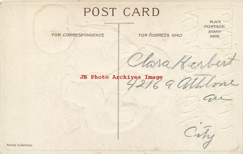 Halloween, Garre No GAR01-2, Ellen Clapsaddle, Children Reading Scary Book